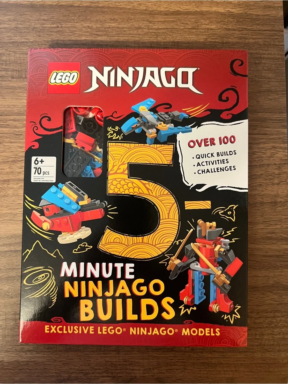 Lego Ninjago Red, Blue & Yellow 5-Minute Builds